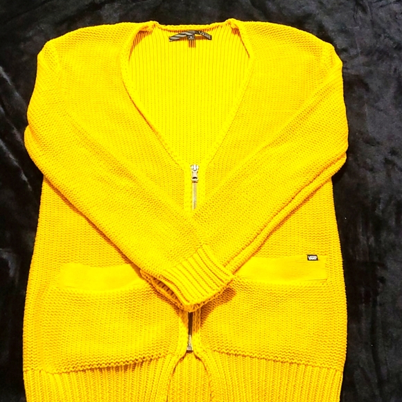 Knitted Vans zip up cardigan - Picture 1 of 2